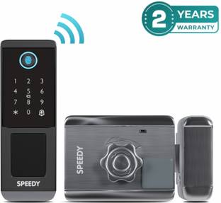 SPEEDY Wi-Fi Rim Lock for Internal Doors | Smart Door Lock | 5-Way Unlocking | Mobile App, Fingerprint, PIN, RFID Card & Emergency Key | 2-year Warranty & Free Installation by brand Smart Door Lock