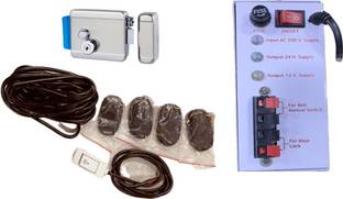 ALLY VUE ELECTRIC DOOR LOCK WITH 4 REMOTE Smart Door Lock