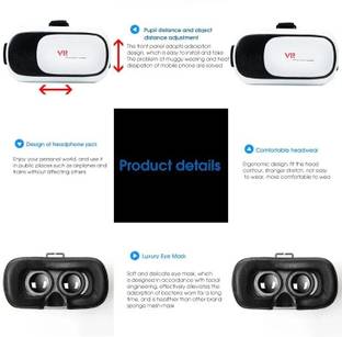 karan Virtual Reality Glasses with 40MM HD FREE WATCH 1 GHz FM1 8 Core Processor Designed for Mobile