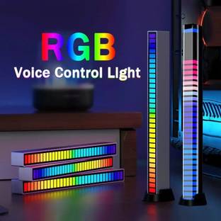 Vespa ™32Bit Pickup PVC Rhythm Level Indicator RGB Colorful Smart Sensor Light Candle