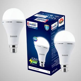 Cromonik Pack of 2-Solar Rechargeable LED Bulb Smart Bulb