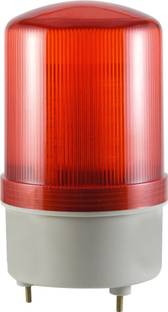 IOTA BL159 LED Industrial Revolving Warning and Rotate Light Signal Tower Lamp with Sound Alarm Buzzer Siren Red Motion Sensor Light
