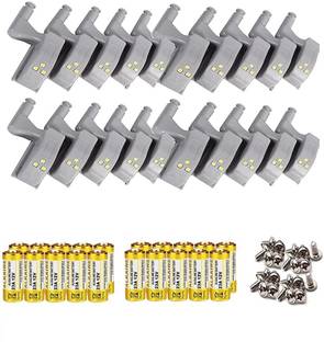 KH Universal Hinge LED with Battery for Cubboard Modern Kitchen Wardrobe (20pc) Smart Bulb