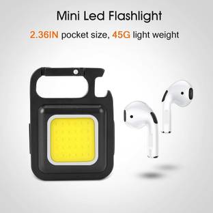 Fome 6 in 1 Rechargeable Long Range Keychain Torch Light 023 Torch