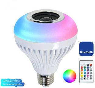 Bxeno LED Smart Light Bulb, Bluetooth 3.0 Speaker Music Bulb RGB Change with 24 Key Smart Bulb
