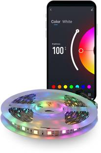 AZIOT Smart LED Strip Light (RGB WiFi+BLE), 5m, Music Sync, TV & Decor Lighting Light Strip