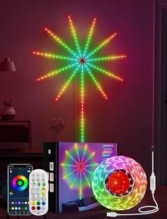 Vedara ™Smart Fireworks Led Light Music Sync with Launch Effect Remote & APP Control Light Strip