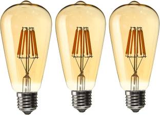 Tip 'n' Top 4W Filament Edison Bulb with E27 Base pack of 3 Ceiling Lamp