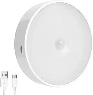 NKL LED Smart Motion Sensor Light 125 USB Rechargeable Stick-Anywhere Night light 6 hrs Bulb Emergency Light
