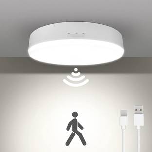 ब्रॉइस्टन Cool White Body Induction Light for Home Wardrobe Outdoor USB Rechargeable LED मोशन सेंसर लाइट