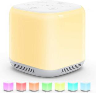 HASTHIP White Noise Machine for Baby Sleep Aid 1800mAh LED Night Light White Noise Table Lamp