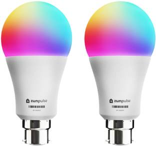 Zunpulse 9W 16 Million Colors Bluetooth Enabled (Pack of 2) Smart Bulb
