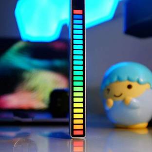 RHONNIUM LED Strip Light Sound Activated Light-ty Smart Sensor Light
