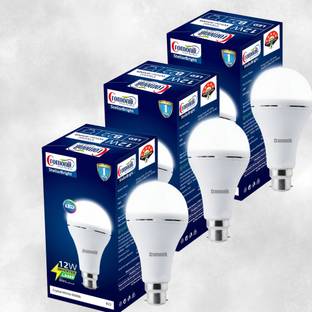 Cromonik Pack of 3-Rechargeable Light Bulb Smart Bulb