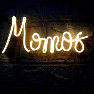 SG Print Momos Neon Sign Light LED Art Decorative Sign Smart Bulb
