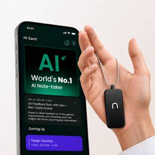 NeoSapien Neo 1 AI Wearable | Meeting Notetaker | Summaries, To-Dos & Reminders