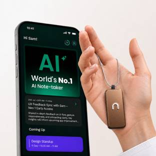 NeoSapien Neo 1 AI Wearable | Meeting Notetaker | Summaries, To-Dos & Reminders