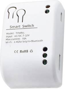 amiciSmart WIFI Smart Switch Relay, Wireless Timer Switch Remote Control AC/DC 7~32V 10A Smart Switch