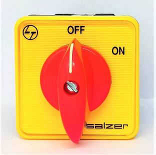 Salzer (L&T) 61003 16A 3 Pole ON-OFF S16 Cam Operated Rotary Switch