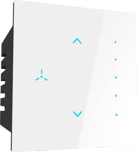 HomeMate Wi-Fi Smart Fan Regulator Touch Switch (White, Pack of 1) | No Hub Required Smart Switch