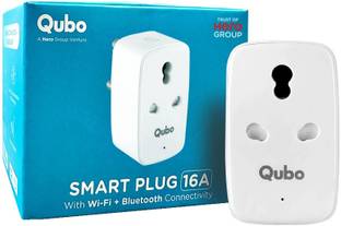 Qubo 16A Wifi BT by HERO GROUP Energy Monitoring Suitable for large devices Smart Plug