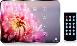 carolight technologies Touch Remote Switch Board for 8 Lights & 2 Fan of 12 Module Design Flower-02 Smart Switch
