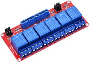 amiciSmart 6 Channel Relay Module Shield with Optocoupler – High and Low Level Trigger Smart Kit