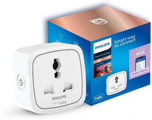 PHILIPS 10A Smart WiFi Plug with Voice Controlled Alexa & Google Assistant
