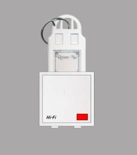 hi fi Polycarbonate D.P Main Switch with Pc Keyring Tag 2 Module 32 Amp 240V Pack of 2
