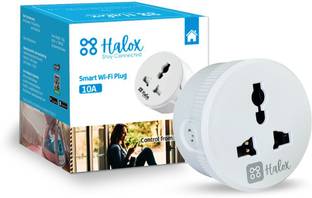 HALOX STAY CONNECTED 10A Wi-Fi Smart Plug Assistant /Smart Plug Smart Plug