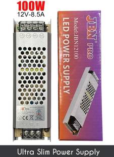 GoodsBazaar 12V 100W Ultra Slim Metal Body LED Power Supply SMPS 12 Volt 10 Amp DC Adaptor