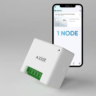 AZIOT 1 Node(16amp) Smart Switch - Wi-Fi/BLE Communication - Made in India Smart Switch