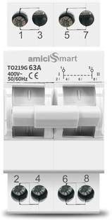 amiciSmart Dual Power Manual Control Transfer Switch, 63A (Single Phase) Smart Switch