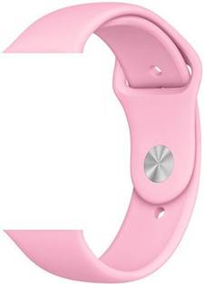 TECHWIND Soft Silicon APLE Watch Strap for Series 6/5/4/3/2/1 Fits in 38/40MM (PINK) Smart Watch Strap