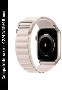 DailyObjects Premium Lightweight Starlight Ridge Loop Wrist Band For 42mm/44mm/45mm/49mm | Compatible For Iwatch Series Ultra 8 7 6 5 4 3 Smart Watch Strap