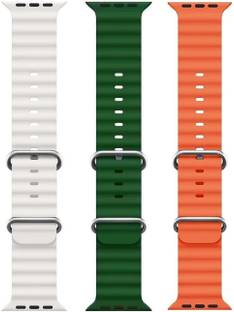 BLACK LOVIES Ocean Smart Watch Strap Belt for Ultra Watch 49 mm, Series 8 / 7 45 mm, Series 6 / 5 / 4 44 mm, Series 3 / 2 / 1 42 mm, T800 Ultra, Watch 8 Ultra, i8 Pro Max, W26, T800 Smart Watch Strap