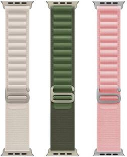 BLACK LOVIES Loop Smart Watch Strap Belt for Ultra Watch 49 mm, Series 8 / 7 45 mm, Series 6 / 5 / 4 44 mm, Series 3 / 2 / 1 42 mm, T800 Ultra, Watch 8 Ultra, i8 Pro Max, W26, T800. Smart Watch Strap