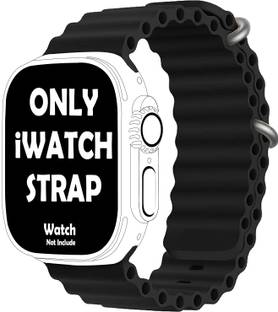 StrapsKart Ocean iWatch Ultra 49mm /45mm/44mm/42mm/ Series 8/7/6/5/4/3/SE Silicone Loop Band Smart Watch Strap