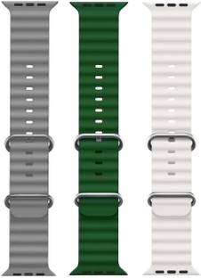 BLACK LOVIES Ocean Smart Watch Strap Belt for Ultra Watch 49 mm, Series 8 / 7 45 mm, Series 6 / 5 / 4 44 mm, Series 3 / 2 / 1 42 mm, T800 Ultra, Watch 8 Ultra, i8 Pro Max, W26, S8 Ultra, Smart Watch Strap