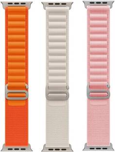 BLACK LOVIES Alpine Loop Smart Watch Strap Belt for Ultra Watch 49 mm, Series 8 / 7 45 mm, Series 6 / 5 / 4 44 mm, Series 3 / 2 / 1 42 mm, T800 Ultra, Watch 8 Ultra, i8 Pro Max, W26, T800. Smart Watch Strap
