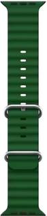 Antoj Smart Watch strap for T800, T900, T10, I8 pro,I7 pro, S8 ultra, watch 8, Watch 9 of size 49mm 45mm 44mm 42mm (Green) Smart Watch Strap