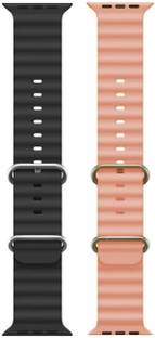 PUNAK Ocean Smart Watch Strap Belt for Ultra Watch 49 mm, Series 8 / 7 45 mm, Smart Watch Strap