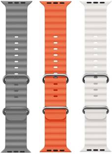 BLACK LOVIES Ocean Smart Watch Strap Belt for Ultra Watch 49 mm, Series 8 / 7 45 mm, Series 6 / 5 / 4 44 mm, Series 3 / 2 / 1 42 mm, T800 Ultra, Watch 8 Ultra, i8 Pro Max, W26, S8 Ultra, Smart Watch Strap