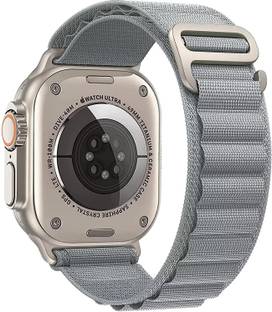 Rikhar Alpine Loop Compatible with Apple Watch Straps 49mm 45mm 44mm 42mm, Nylon Textile Woven Loop with Metal G Hook Sport Band for iWatch Ultra Series 8, 7, 6, 5, 4, 3, 2, 1, SE. Smart Watch Strap