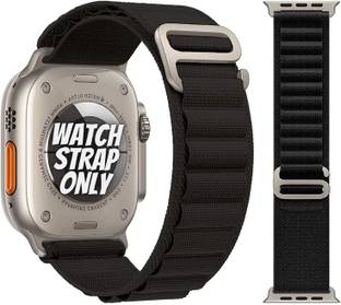 Rikhar Alpine Loop Compatible with Apple Watch Straps 49mm 45mm 44mm 42mm, Nylon Textile Woven Loop with Metal G Hook Sport Band for iWatch Ultra Series 8, 7, 6, 5, 4, 3, 2, 1, SE. Smart Watch Strap