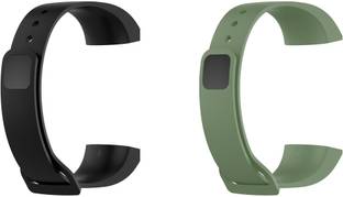 AUDICE Combo of 2 PCS Silicone Wrist Replacement Strap for Mi Band 4C /Redmi 4C Watch Smart Band Strap