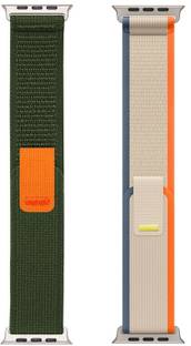 BLACK LOVIES Nylon Trail Loop Smart Watch Strap Belt for Ultra Watch 49 mm, Series 8 / 7 45 mm, Series 6 / 5 / 4 44 mm, Series 3 / 2 / 1 42 mm, T800 Ultra, Watch 8 Ultra, i8 Pro Max, W26, T800 Smart Watch Strap