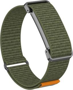 Zapper Metal Casing Nylon Sport Strap For Google Fitbit Air Smart Band Strap