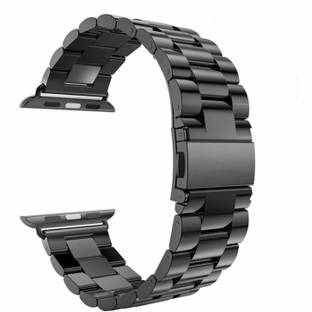 Styleys iWatch Straps 42mm, 44mm Stainless Steel (Jet Black1) Smart Watch Strap