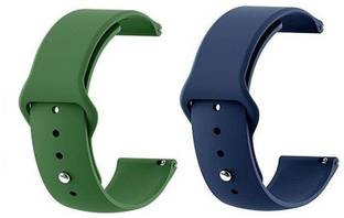 BLACK LOVIES 22 mm Soft Silicon Smartwatch Band Straps Belt Smart Watch Strap